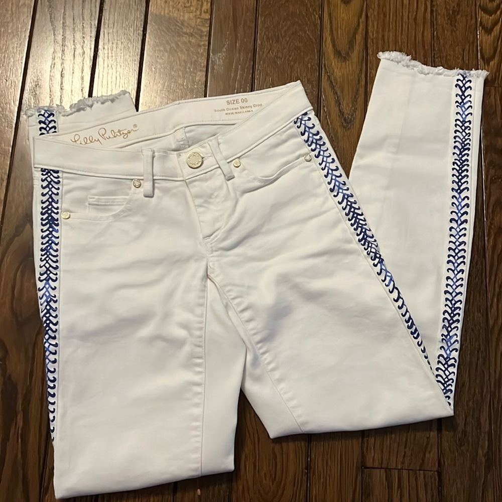 Lilly Pulitzer South Ocean Skinny Crop - 00
